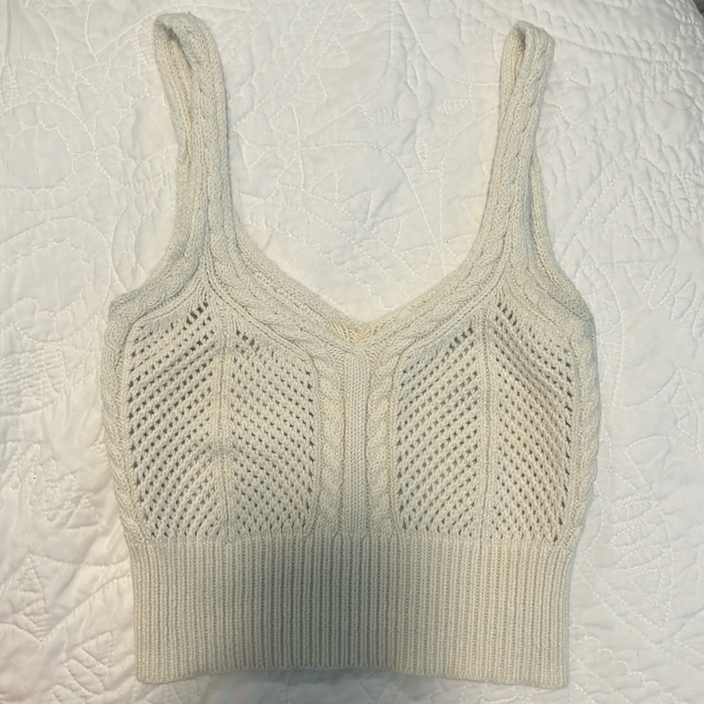 Me to We Crochet Tank Top / X-Small